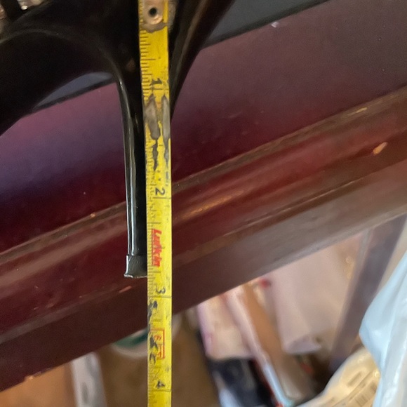 J. Renee, silver/black shoes, size 7. - Picture 6 of 6